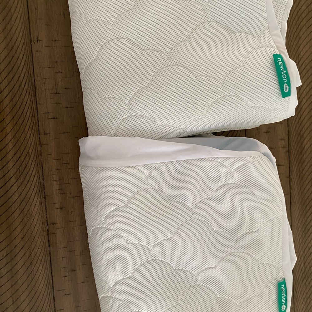 Newton breathable crib mattress pads, 2